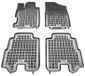Honda FR-V 2004-2010 Tapis en caoutchouc Noir