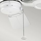 Kichler Plafondventilator Kevlar 42in / 107cm ventilator met verlichting - mat wit