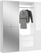 Xonox.Home Garderobecombinatie Project X wit imitatie 152x193x34 cm