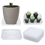UltraOutlet Set van 20 vierkante plantenschotels voor potten 30 cm