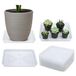 UltraOutlet Set van 20 vierkante plantenschotels voor potten 30 cm