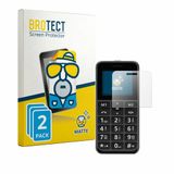 BROTECT - Protecteur d'écran pour Peaq PMP 92 - Film protecteur mat 2 Pièces