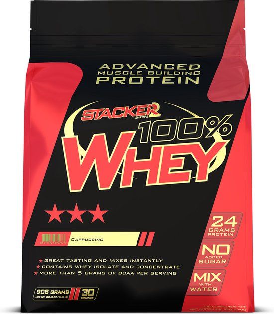 Stacker 2 100 Whey - 30 Servings Cappuccino