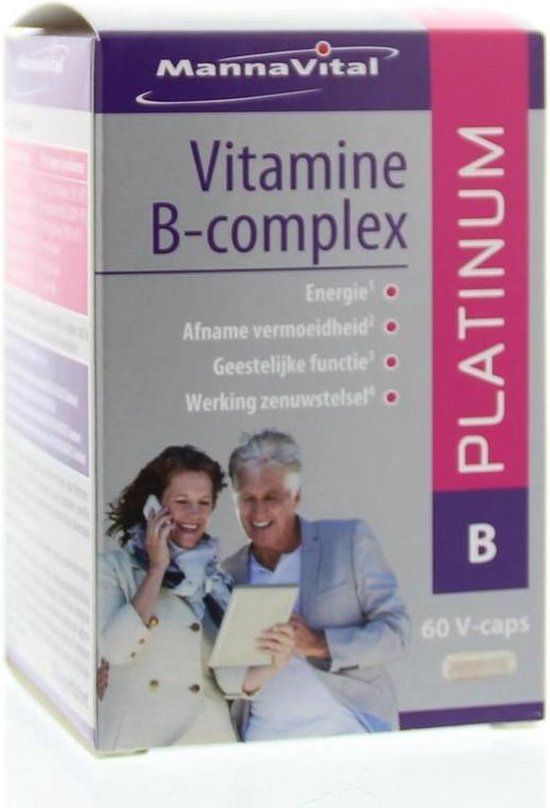MannaVital Vitamine B-complex Platinum V-caps 60VCP