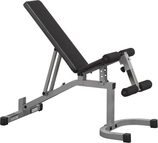 Body-Solid PowerLine PFID130X Flat Incline/Decline Bench - Grijs
