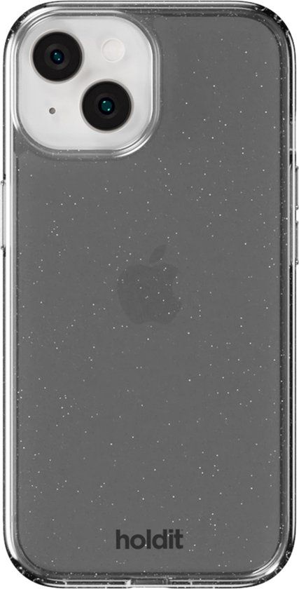 Holdit Glitter Case Zwart voor Apple iPhone 15 / 14 / 13