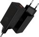 Shumeifang Chargeur USB-C 65W, charge rapide, USB-A, noir, 3-en-1, QC, Samsung