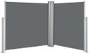 vidaXL Windscherm uittrekbaar 100x600 cm antraciet