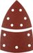 kwb 496124 Deltaschuurpapier Korrel 240 5 stuk(s)