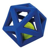 Nobby 63577 massief rubberen roosterbal met tennisbal blauw; 11 cm