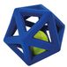Nobby 63577 massief rubberen roosterbal met tennisbal blauw; 11 cm