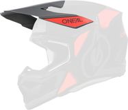 O'NEAL Helmschirm 3SRS Vision, Schwarz Rot Grau, 0625-2