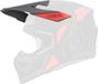 O'NEAL Helmschirm 3SRS Vision, Schwarz Rot Grau, 0625-2
