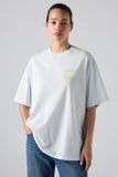 Levi's Short Stack T-shirt met print - Dames - XL - Blauw / Country Air
