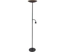 EGLO Conivarino Vloerlamp - Leeslamp - LED - 170 cm - Zwart - Dimbaar
