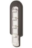 HELLA 2BM 011 788-001 Extra knipperlamp - LED - 24V - Opbouw/Schroefaansluiting - Lenskleur: Transparent - LED lichtkleur: Geel - Stekker: AMP - Montage aan zijkant - Aantal: 1