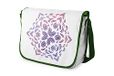 Bonamaison Digitaal bedrukte Messenger schooltas met kaki riem voor meisjes en jongens, boodschappentassen voor scholieren, schoudertassen, grootte: 29x36 cm