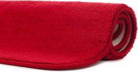 texpot Badteppich Premium Microfaser rutschfest Rio Badmatte 50 x 45 cm Rot