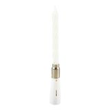 Homéa Muzikale verjaardagskaars, hoogte 12,5 cm, wit