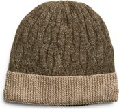PIECES PCJOHANNA CABLE HOOD LUREX BC Beanie Morel Polyester One size