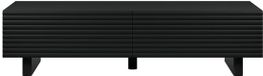Vente-unique Tv-meubel met 2 deuren van MDF - 180 cm - Zwart - LUDIMA