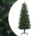 vidaXL Sapin de Noël artificiel articulé 120 cm 150 LED Blanc chaud PE et PVC