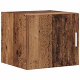 vidaXL Wandkast - Oud hout - 45 x 42,5 x 40 cm
