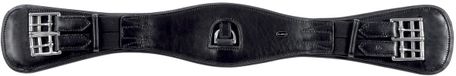 Waldhausen Dressuur Singel Leer - 70 cm - Zwart/Bruin