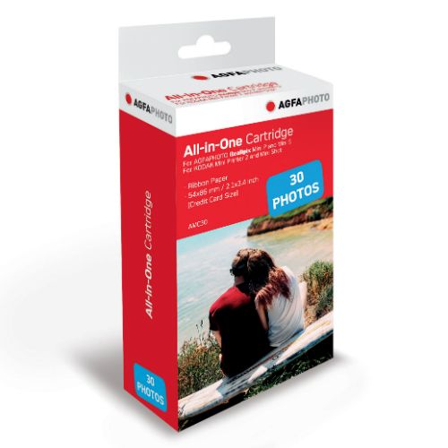 AgfaPhoto AMC30 cartridge en fotopapier voor fotoprinter