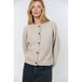 Lollys Laundry vest met wol - beige