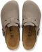 Birkenstock Boston Birkibuc Sabots - Adulte - Taille 40 - Gris