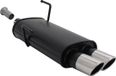 Viking Choice Sportuitlaat Peugeot 206 - Zwart