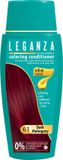 Leganza Coloring Conditioner Dark Mahogany – Natuurlijke Kleurspoeling Mahonie Rood – Semi-Permanente Haarkleuring met Natuurlijke Oliën – Zonder Ammoniak – 150ml