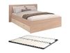 Vente-unique Bedframe hout beige, natuurlijk licht 160 x 200 cm