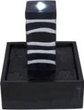 Ubbink AcquaArte Borgo Waterornament Zwart Polyresin 2.5W 58cm