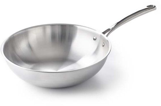 BK Superior Triply Wokpan RVS, 30 cm