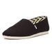 TOMS Gerecycled katoen Alpargata mocassinzool voor heren, Zwart/Wit, 43,5 EU