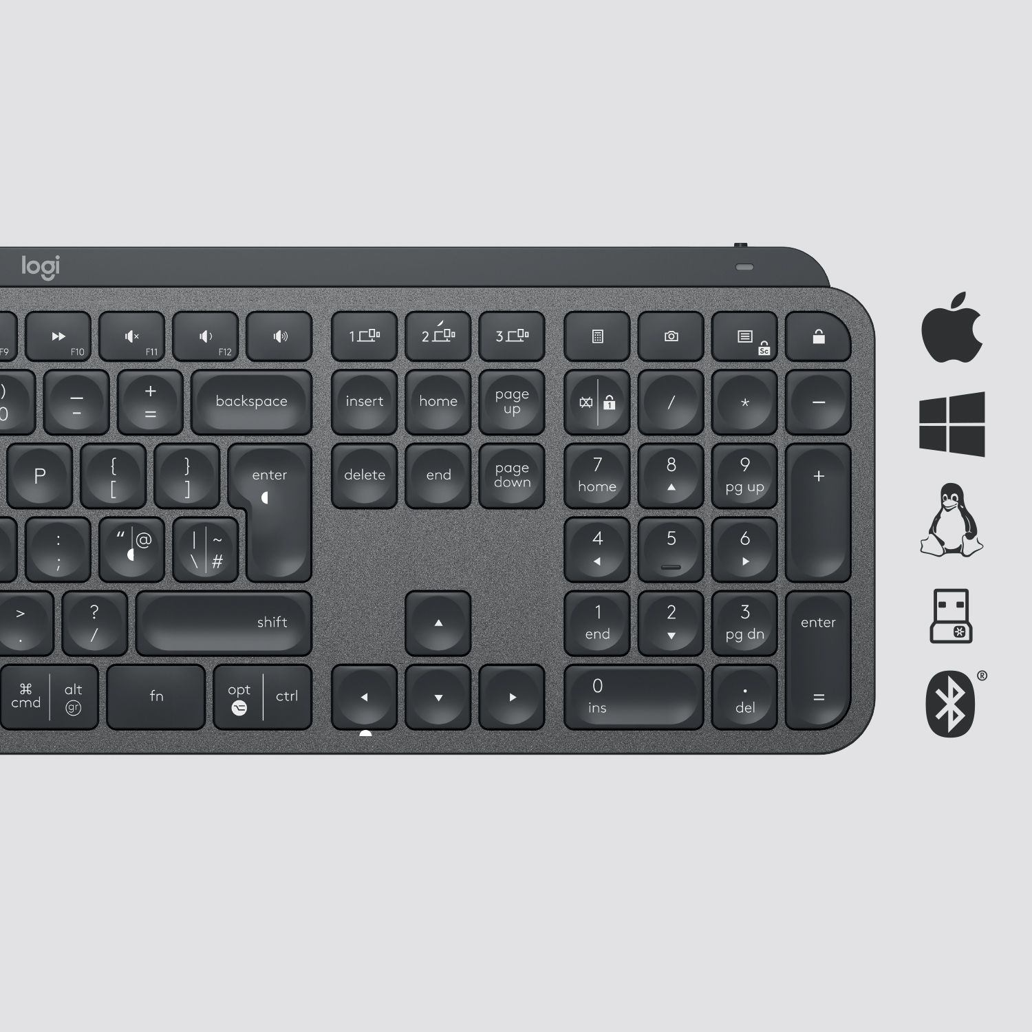 Logitech MX Keys S Grafiet Qwerty | Coolblue | Toetsenborden