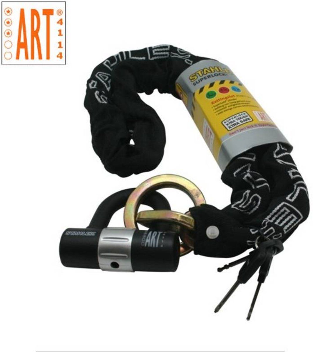 Stahlex Kettingslot 302 Art*** 10 X 1400 mm Zwart