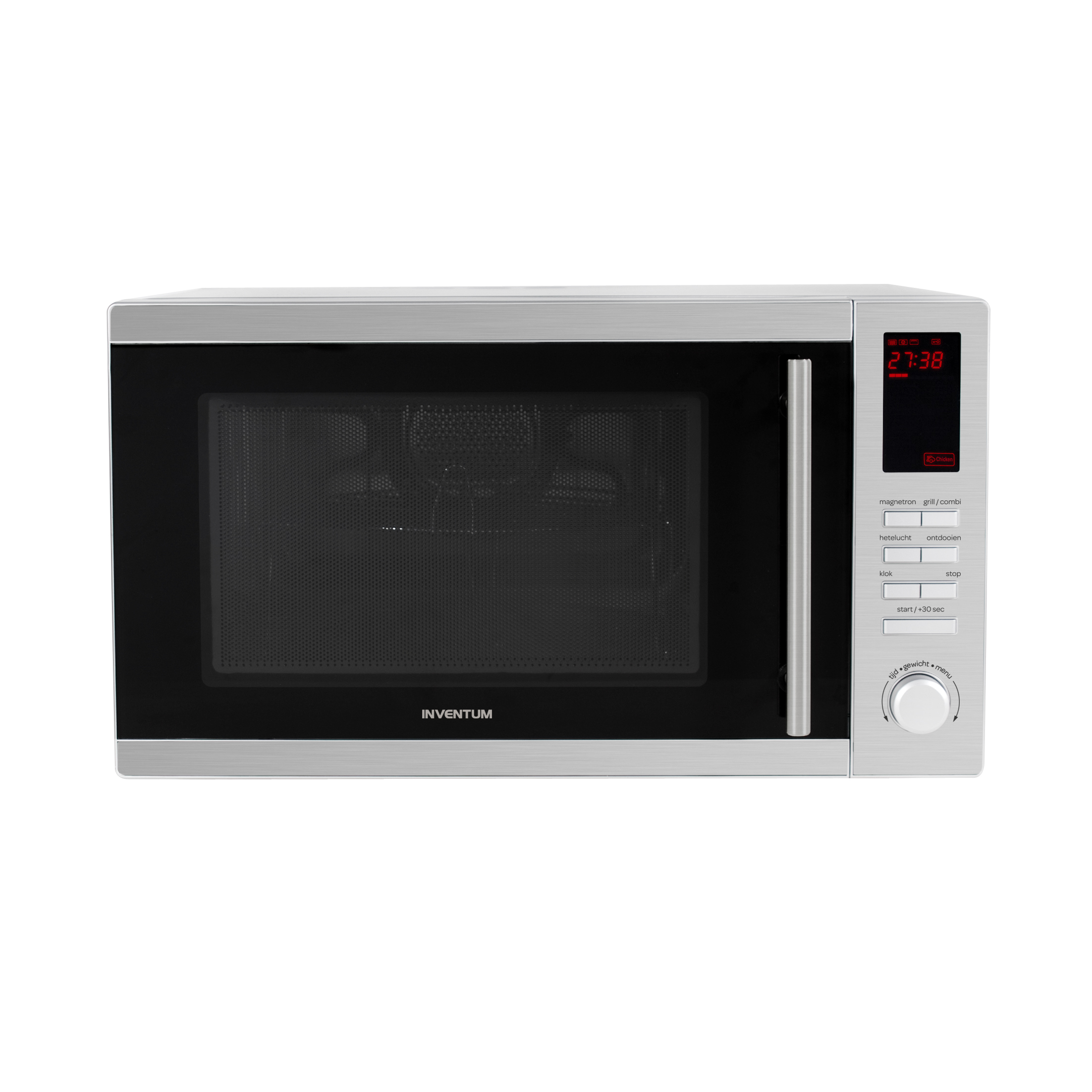 Inventum MN255C Combination Microwave - 25L, 900W, Stainless Steel