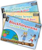Blockflöte Artist Ahead Blockflöte lernen mit Lotti & Ben - Band 1 und 2 + Meine Blockflötenreise im Set!