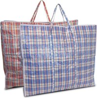 XXL Shopper Set - 2x Large Shopping Bags - 100L - Red & Blue