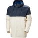 Helly Hansen Moss Block, manteau de pluie, homme, blanc/bleu foncé