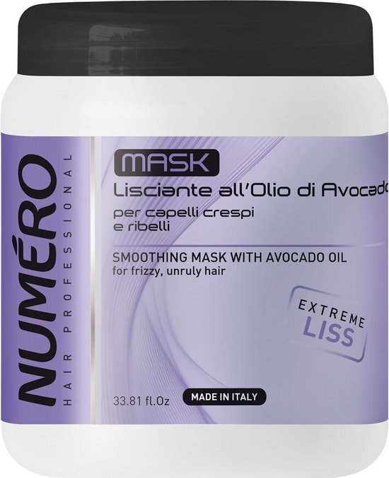 Numero Smoothing Mask With Avocado Oil wygladzajaca maska z olejkiem z awokado 1000ml