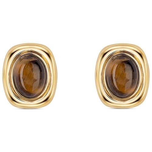 Club Manhattan oorbellen Mila Studs goudkleurig