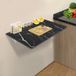 MDF 90x50cm Noir Table murale rabattable multifonctionnelle bureau d'ordinateur petite maison table à manger pliable