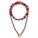 Bonnie Studios ketting Funky bordeauxrood