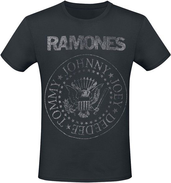 Ramones Hey Ho Let's Go - Heavyweight Heren T-shirt - zwart - M