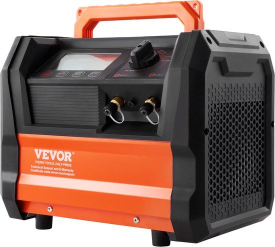 VEVOR Koelmiddelterugwinningsmachine 1 Pk Dubbele Cilinder Borstelloos