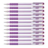 Pentel 0,8 mm tip hybride gel metallic comfortabele vingergreep inkt pen - violet